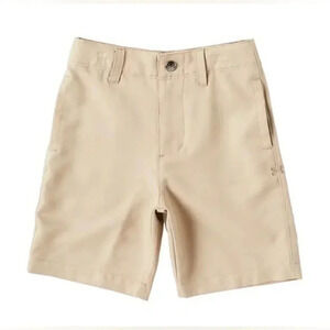 Boys Under Armour Golf Medal Play Short Set of 3 Pairs, Khaki, Size 5, PreOwned
